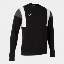 Bluza sportowa męska Joma Confort. Czarne bluzy bez kaptura męskie Joma, bez wzorów, sportowe, bez kołnierzyka, bez ramiączek. W wyprzedaży za 123.20 zł.