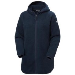 Damska bluza dresowa Helly Hansen Maude Pile. Niebieskie bluzy bez kaptura damskie Helly Hansen, m, z dresówki. Za 516.05 zł.