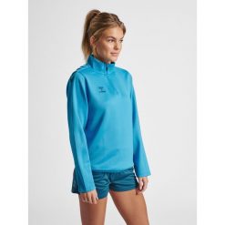 Bluza do piłki ręcznej damska Hummel hmlCORE XK. Niebieskie bluzy bez kaptura damskie HUMMEL, l. Za 204.00 zł.