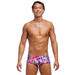 Kąpielówki Funky Trunks Smudgie Buddy - trunki męskie. Czerwone kąpielówki męskie FUNKY TRUNKS, m, bez wzorów, do pływania. Za 139.00 zł.