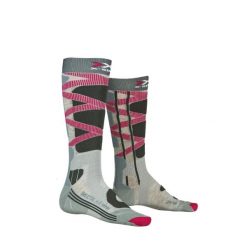 Skarpety narciarskie damskie X-SOCKS SKI CONTROL WMN 4.0. Czerwone skarpetki damskie X-Socks, bez wzorów. W wyprzedaży za 98.00 zł.