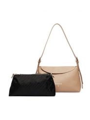 Patrizia Pepe Torebka 8B0256/L148-R874 Beżowy. Brązowe torebki klasyczne damskie Patrizia Pepe, bez wzorów, ze skóry, bez dodatków. Za 1,099.00 zł.