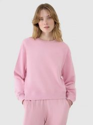 4F Bluza w kolorze jasnoróżowym rozmiar: XS. Różowe bluzy bez kaptura damskie 4f, xs. Za 57.06 zł.