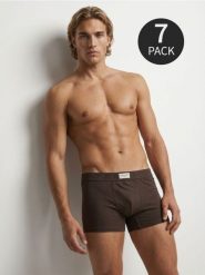 Bokserki Long 7 pack - wielobarwny. Bokserki męskie Sinsay, bez wzorów. Za 59.99 zł.