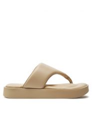 Inuikii Japonki Padded Toe 70105-135 Beżowy. Brązowe klapki damskie Inuikii, bez wzorów, z tworzywa sztucznego, bez obcasa. Za 1,169.00 zł.