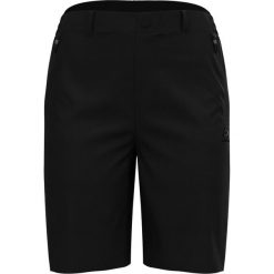 Spodenki damskie ODLO Ascent Light Short. Czarne szorty damskie Odlo, bez wzorów, z materiału. Za 351.45 zł.