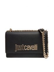 Just Cavalli Torebka 79RA4BBA Czarny. Czarne torebki klasyczne damskie Just Cavalli, bez wzorów, ze skóry, wizytowe, bez kołnierzyka, bez ramiączek. Za 639.99 zł.
