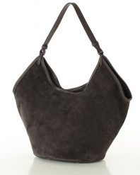 Torebka damska worek hobo bag skóra naturalna - MARCO MAZZINI czarna. Czarne torebki klasyczne damskie bez wzorów, ze skóry, bez dodatków. Za 499.00 zł.