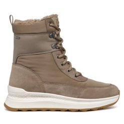Śniegowce Geox. Brązowe śniegowce damskie Geox. Za 759.99 zł.