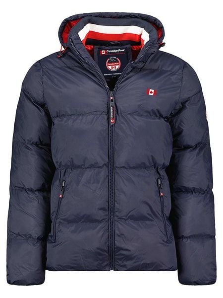 Canadian Peak Kurtka pikowana "Anceleak" w kolorze granatowym rozmiar: 3XL. Niebieskie kurtki męskie Canadian Peak, xl, bez wzorów, bez kaptura. Za 222.41 zł.