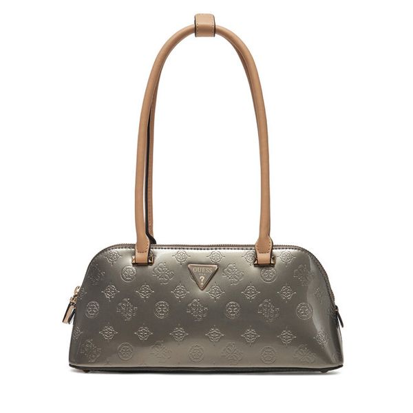 Torebka Guess. Szare torebki klasyczne damskie Guess, z aplikacjami, bez dodatków. Za 329.99 zł.