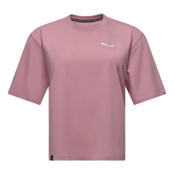 Damska koszulka o luźnym kroju Salewa Eagle Sunset. Czerwone t-shirty damskie Salewa, m, bez wzorów, z bawełny, bez kołnierzyka. Za 231.50 zł.