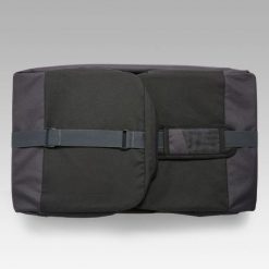 Torba sportowa Kipsta Hardcase 75 L. Czarne torby męskie na ramię Decathlon, bez wzorów, z gumy, na ramię, duże. Za 129.99 zł.