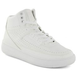 Buty męskie sportowe Big Star OO174553 białe. Białe buty sportowe na co dzień męskie z materiału, bez zapięcia. Za 229.82 zł.