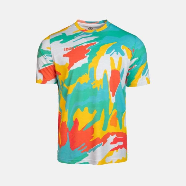 FLORENCIA M oddychająca, lekka i szybkoschnąca techniczna koszulka sportowa. Czarne t-shirty sportowe męskie IZAS, m, z materiału, bez ramiączek, do biegania. Za 226.04 zł.