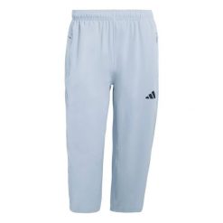Spodnie treningowe 3/4 adidas Essentials Flex. Szare spodnie sportowe męskie Adidas, z dresówki. Za 196.50 zł.