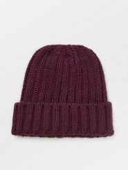 Becksöndergaard Czapka beanie w kolorze bordowym rozmiar: onesize. Czerwone czapki zimowe damskie Becksöndergaard, z materiału. Za 82.99 zł.