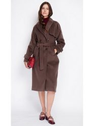 ASSUILI Płaszcz przejściowy w kolorze brązowym rozmiar: 42. Brązowe płaszcze damskie Assuili, bez wzorów, z tkaniny, klasyczne. Za 415.31 zł.