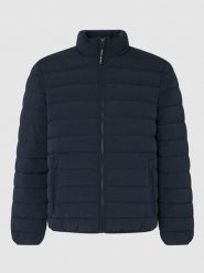 Pepe Jeans Kurtka pikowana "Tomi" w kolorze granatowym rozmiar: M. Niebieskie kurtki męskie Pepe Jeans, m, bez wzorów, z jeansu, bez kaptura. Za 201.08 zł.