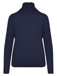 Malo Optimum Golf w kolorze granatowym rozmiar: XL. Niebieskie golfy damskie Malo Optimum, xl, bez wzorów, z kaszmiru, bez ramiączek. Za 282.80 zł.