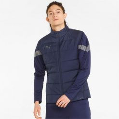 Kamizelka męska Puma TeamLiga Vest Jacket. Niebieskie kamizelki męskie Puma, m. Za 248.00 zł.