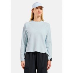 Bluza damska ODLO Mid layer CUBIC. Niebieskie bluzy bez kaptura damskie Odlo. Za 269.99 zł.