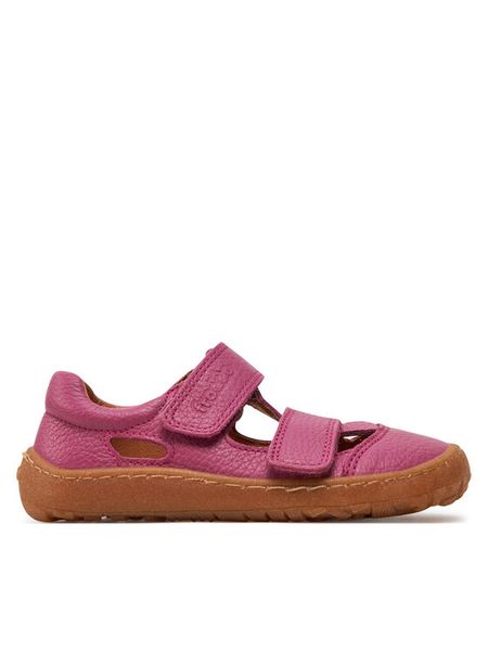 Froddo Sandały Barefoot Sandal G3150266-7 S Różowy. Czerwone sandały dziewczęce Froddo, ze skóry, bez zapięcia. Za 259.99 zł.