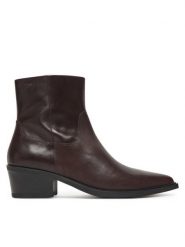 Vagabond Shoemakers Botki Kelsey 5810-101-35 Brązowy. Brązowe botki damskie Vagabond Shoemakers, ze skóry, bez obcasa, na płaskiej podeszwie, bez zapięcia. Za 759.99 zł.