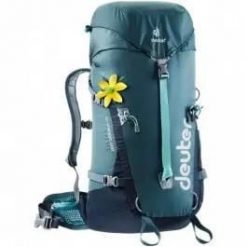 Plecak sportowy trekkingowy wspinaczkowy Deuter Gravity Expedition 42+8L SL. Niebieskie plecaki damskie Deuter, bez wzorów, z materiału, sportowe. Za 577.27 zł.