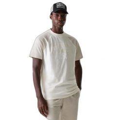 T-shirt oversize New York Yankees Raglan. Białe t-shirty męskie New Era, bez wzorów, bez kołnierzyka. W wyprzedaży za 143.85 zł.