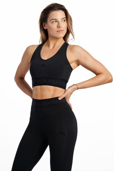 Stanik fitness cardio Rough Radical Chic Sports Bra. Białe biustonosze sportowe damskie ROUGH RADICAL, bez wzorów, z dzianiny. Za 79.99 zł.