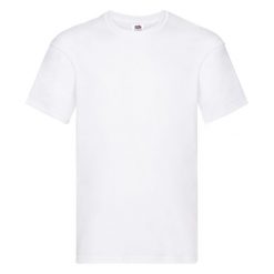 Biała koszulka dla dorosłych Fruit Of The Loom Original T. Białe t-shirty damskie Fruit of the Loom, xl, bez wzorów, z bawełny, bez kołnierzyka. Za 124.99 zł.