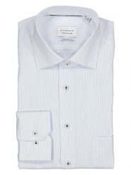 Eterna Koszula - Modern fit - w kolorze biało-niebieskim rozmiar: 41. Białe koszule męskie Eterna, bez wzorów, z bawełny, bez kołnierzyka, bez ramiączek. Za 105.63 zł.