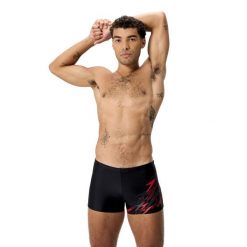 Spodenki pływackie męskie Speedo Medley Logo Aquashort. Czarne szorty sportowe męskie Speedo, m, na fitness i siłownię. Za 135.99 zł.