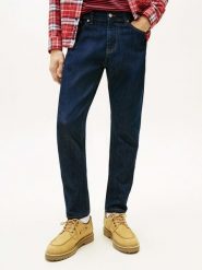TOMMY JEANS Dżinsy - Tapered fit - w kolorze granatowym rozmiar: W32/L32. Niebieskie jeansy męskie Tommy Jeans. Za 227.85 zł.