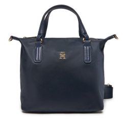 Torebka Tommy Hilfiger. Niebieskie torebki klasyczne damskie Tommy Hilfiger, bez wzorów, bez dodatków. Za 269.99 zł.