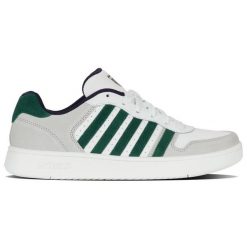Buty K-Swiss Court Palisades Rain M 06931-330-M białe. Białe buty sportowe na co dzień męskie z gumy, bez zapięcia, tenisowe. Za 314.42 zł.