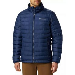 Kurtka Puchowa Męska Columbia Powder Lite Jacket. Czarne kurtki męskie Columbia, m, bez wzorów, z puchu, sportowe, bez kaptura. Za 319.46 zł.