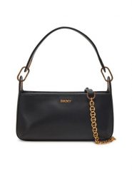 DKNY Torebka R44EKI56 Czarny. Czarne torebki klasyczne damskie DKNY, bez wzorów, ze skóry, bez dodatków. Za 529.99 zł.