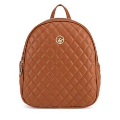 Plecak Beverly Hills Polo Club. Brązowe plecaki damskie Beverly Hills Polo Club, bez wzorów. Za 174.99 zł.