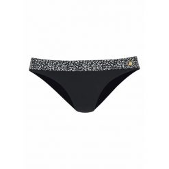 Figi do kostiumów kąpielowych dla kobiet Lascana Leo. Brązowe bikini damskie Lascana, bez wzorów. Za 191.50 zł.