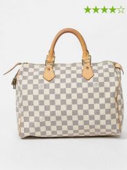 Louis Vuitton Torebka "Speedy 30" w kolorze szaro-kremowym - 30 x 21 x 18 cm rozmiar: onesize. Szare torebki klasyczne damskie Louis Vuitton, bez wzorów, z materiału, bez dodatków. Za 5,006.11 zł.