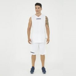 Oddychająca Koszulka Bez Rękawów Portland Damska Biała. Białe bluzki sportowe damskie Legea, m, z materiału, bez kołnierzyka, bez ramiączek. Za 64.00 zł.
