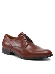Geox Półbuty U Iacopo C U169GC 00043 C6001 Brązowy. Brązowe buty wizytowe męskie Geox, ze skóry, bez zapięcia. Za 399.99 zł.