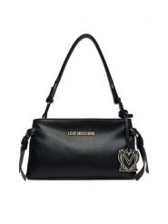 LOVE MOSCHINO Torebka JC4060PP1PLL0000 Czarny. Czarne torebki klasyczne damskie Love Moschino, bez wzorów, ze skóry, bez dodatków. Za 879.99 zł.