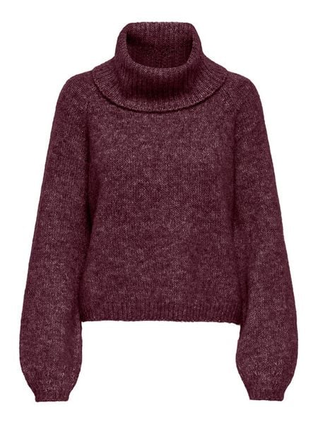 ONLY Golf Gila 15358571 Fioletowy Regular Fit. Fioletowe golfy damskie Only, xl, bez wzorów, z syntetyku, bez ramiączek. Za 129.99 zł.