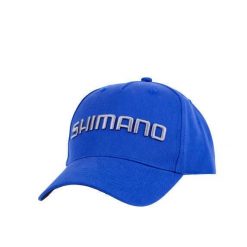 Czapka z daszkiem Shimano. Niebieskie czapki męskie SHIMANO, bez wzorów, z poliesteru. Za 119.50 zł.