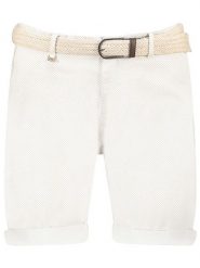 Geographical Norway Bermudy "Podex" w kolorze kremowym rozmiar: XL. Brązowe szorty męskie Geographical Norway, bez wzorów, z tkaniny. Za 114.95 zł.