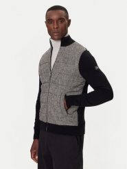 KARL LAGERFELD Kardigan 655027 554305 Czarny Regular Fit. Czarne kardigany męskie Karl Lagerfeld, l, bez wzorów, z syntetyku, bez kołnierzyka. Za 1,869.00 zł.