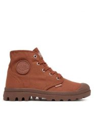 Palladium Trapery Pampahi 92352-212-M Brązowy. Brązowe trapery damskie Palladium, z materiału, bez obcasa. Za 379.99 zł.